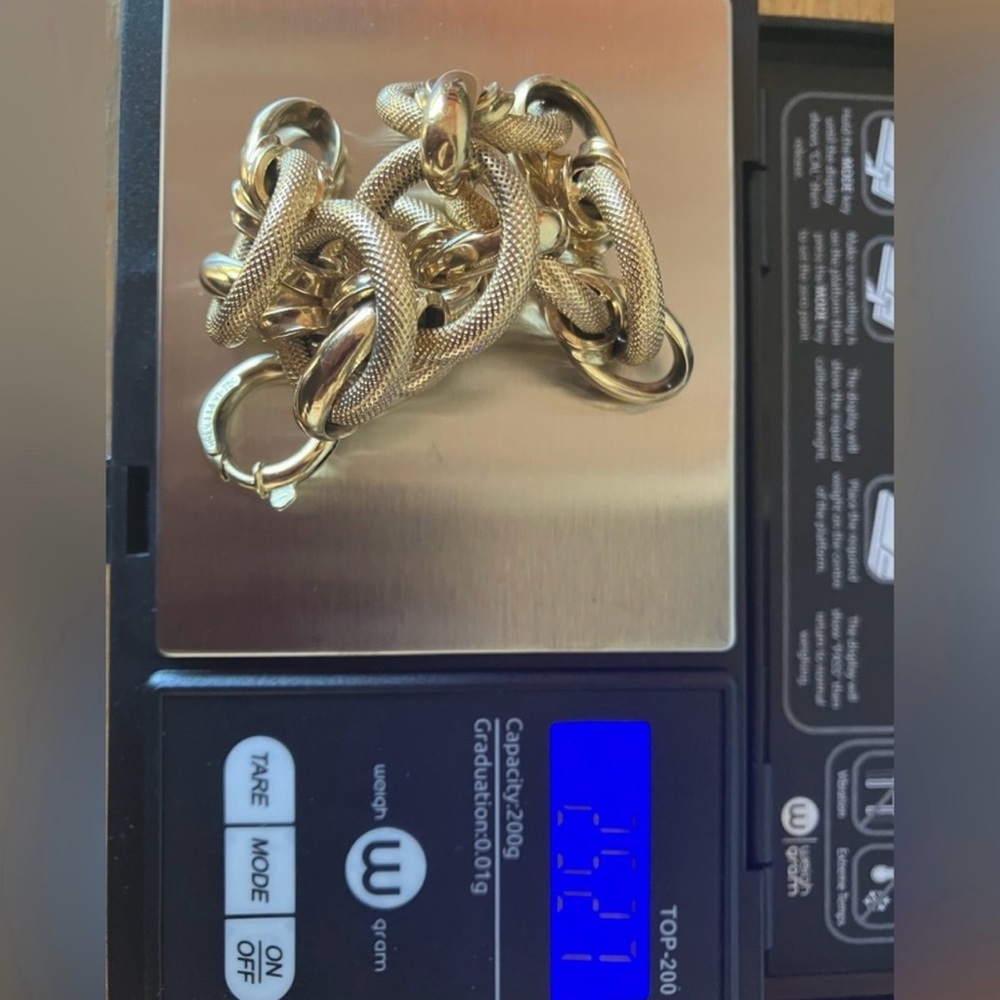 Beautiful 18k solid gold bracelet - Picture 7 of 8